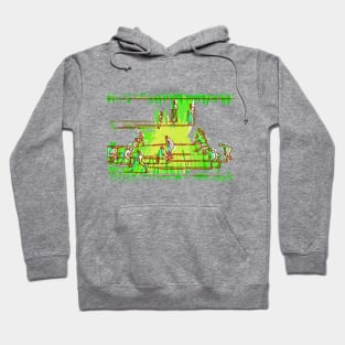 Cricket Bring it fielding attack Art j2 Hoodie